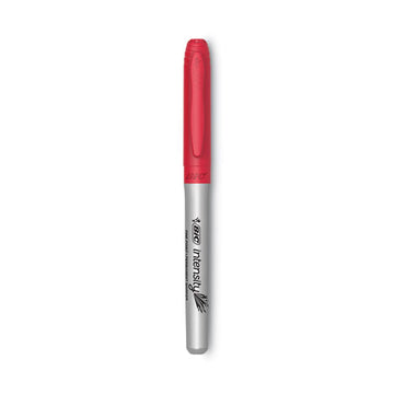 BIC® Intensity Fine Tip Permanent Marker, Fine Bullet Tip, Rambunctious Red, Dozen freeshipping - TVN Wholesale
